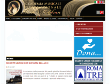 Tablet Screenshot of accademiamalibran.it